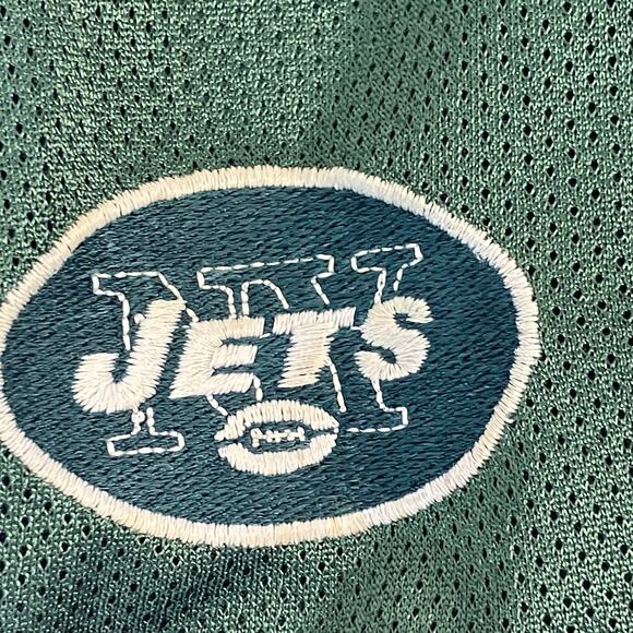 New York JETS Throwback Logo Vintage Practice Shorts Green Size L NFL Football - Picture 2 of 11